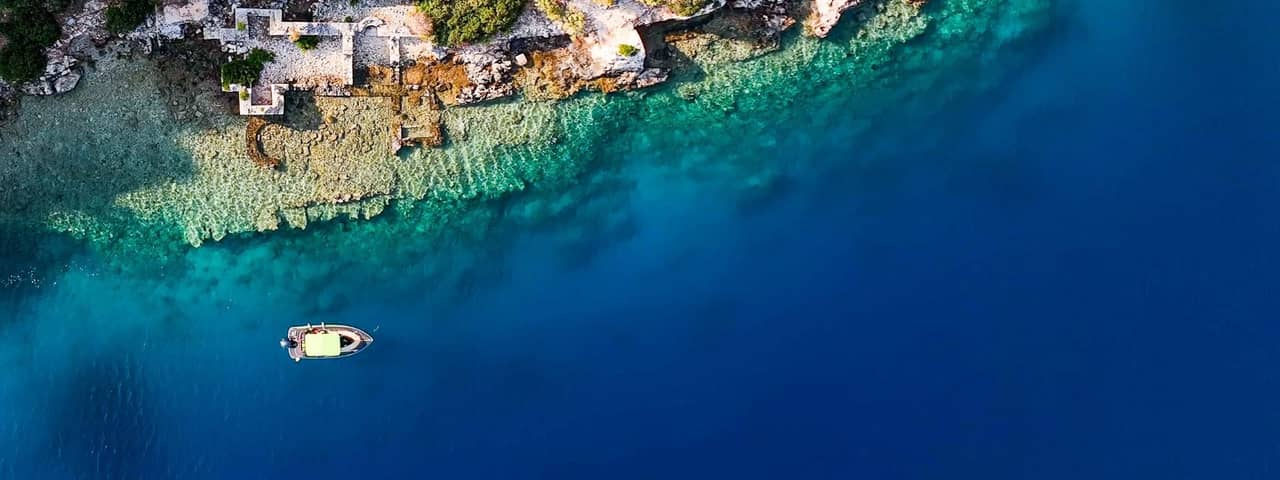 Verzonken stad Kekova, Antalya