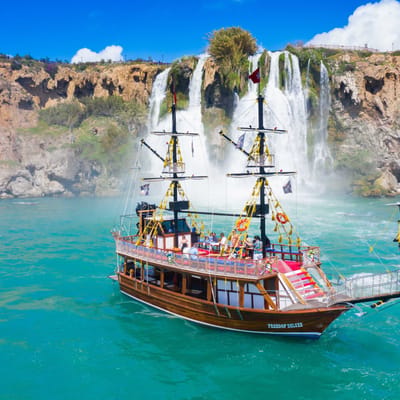 Antalya Rahatlatıcı Tekne Turu Düden Şelalesi Deneyimi