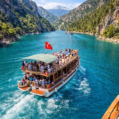 Green Canyon Boat Tour from Alanya