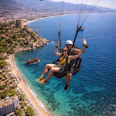 Side Paragliding Tour Tandem Flight with Hotel Transfer