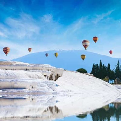 From Marmaris: Cotton Castle & Balloon