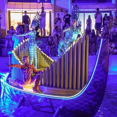 Land Of Legends Night Show Transfer
