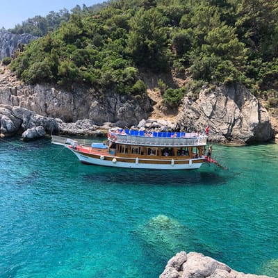 Marmaris Boat Tour BBQ Lunch and Unlimited Soft Drinks Included