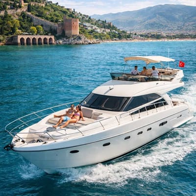 Alanya Private Boat Rental Premium Sea Experience