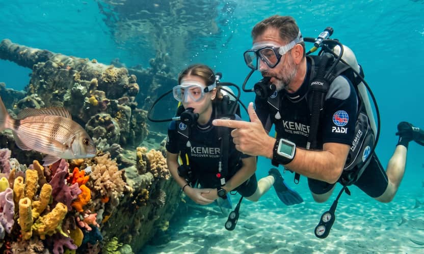 Kemer Diving Tour: 2 Dives in Aquarium and Cave Bays 1