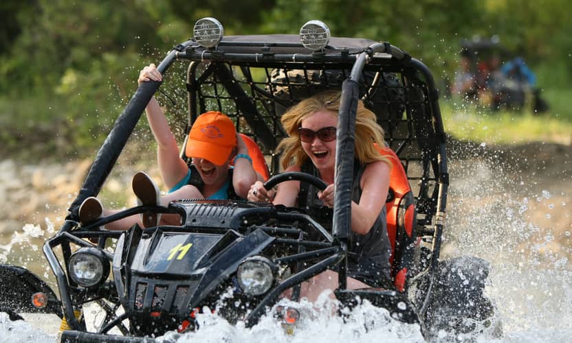 Safari quad et buggy à Side : pinède, boue et passages à gué 2