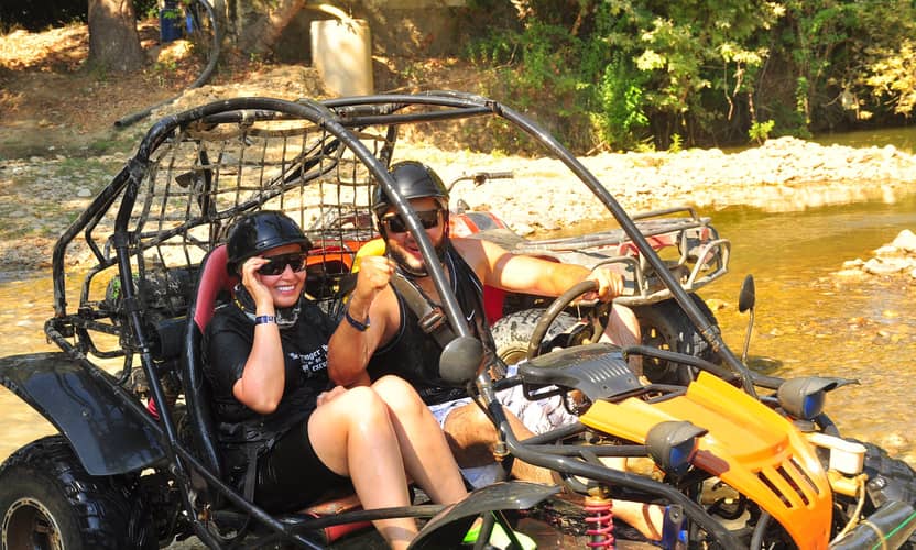 Safari quad et buggy à Side : pinède, boue et passages à gué 3