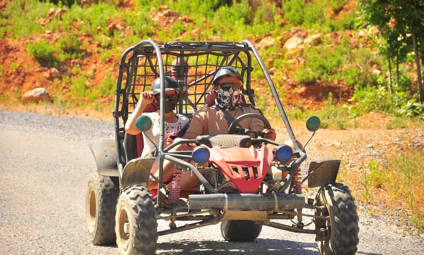 Safari quad et buggy à Side : pinède, boue et passages à gué 5