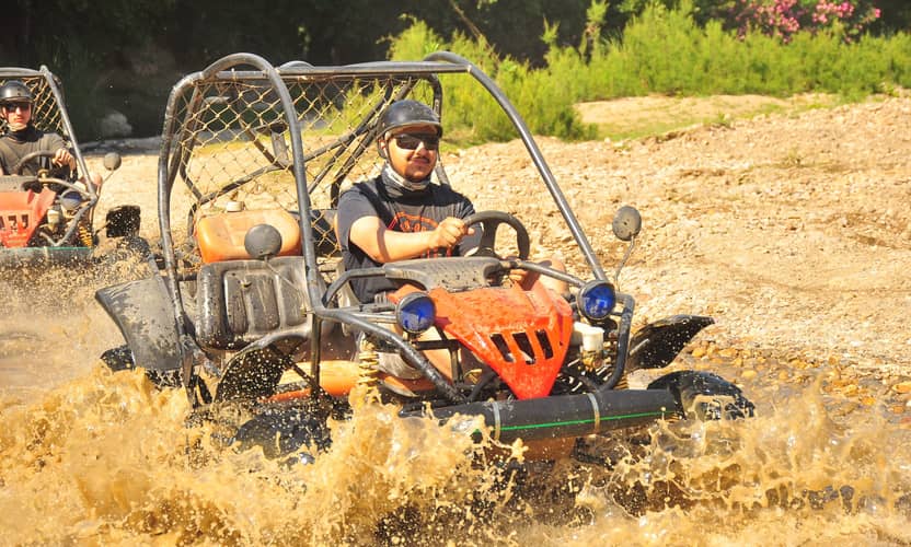 Safari quad et buggy à Side : pinède, boue et passages à gué 4