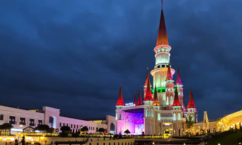 Land of Legends Night Show from Alanya with Musical Fountains 5