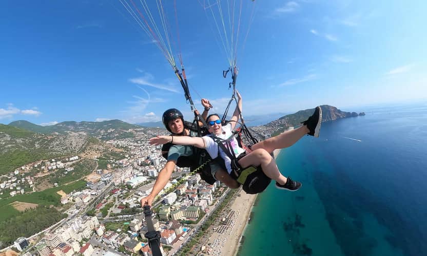 Antalya Paragliding Tandem Flight to Alanya's Cleopatra Beach 2