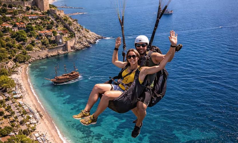 Side Paragliding: Adrenaline Flight Over Alanya with Transfer 1