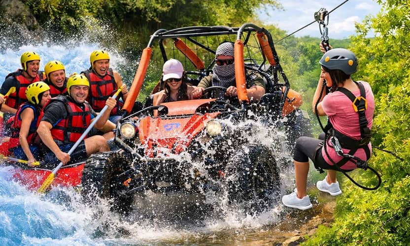 Antalya Koprulu Canyon Rafting & Buggy Safari & Zipline Tour 1