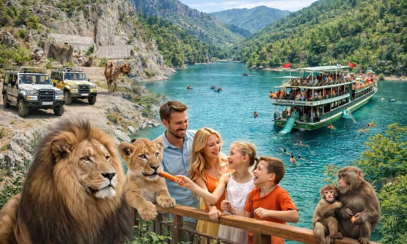 Best Alanya Mix Safari Tour, Zoo Visit and Green Lake Boat Trip 1