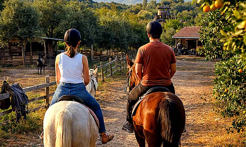 Side At Binme Turu: Çam Ormanı Patikaları ve Kumsal Keyfi 1