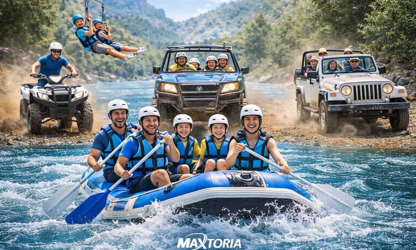 Side Family Rafting Tour: Buggy, Zipline and Jeep Day Out 1