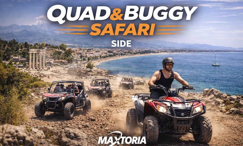 Safari quad et buggy à Side : pinède, boue et passages à gué 1