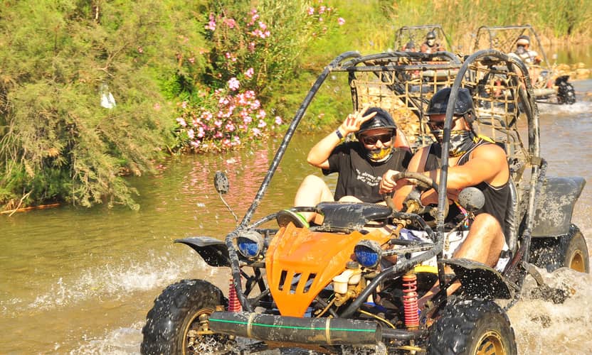 Safari quad et buggy à Side : pinède, boue et passages à gué 9