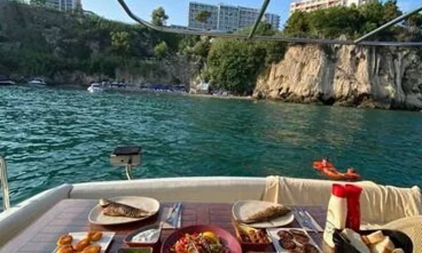 Private Yacht Rental in Belek Day and Sunset Mediterranean Tours 2