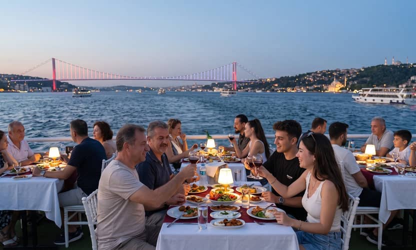 Bosphorus Dinner Cruise with Turkish Night Show and Transfer 2
