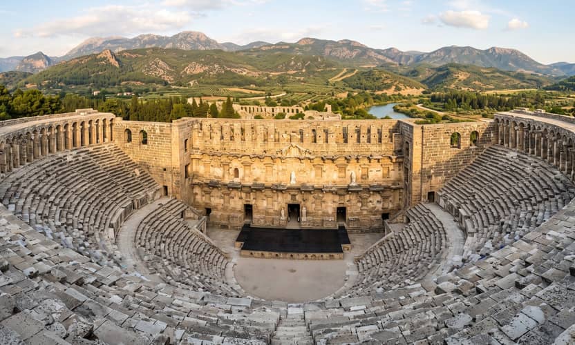 Aspendos Tour from Side with Ancient City and Waterfall 1