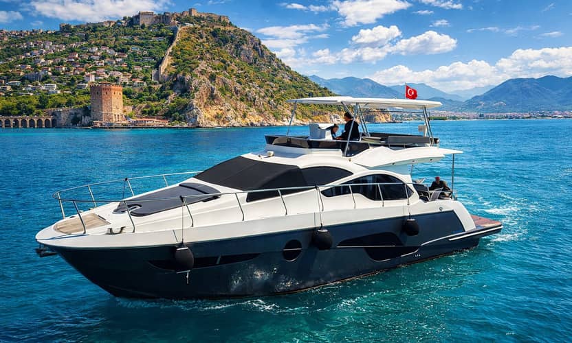 Private Yacht Rental in Belek Day and Sunset Mediterranean Tours 6
